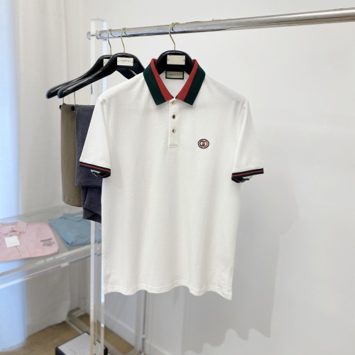 Cheap Gucci T-Shirts Short Sleeved For Men #1244181 Replica Wholesale [$72.00 USD] [ITEM#1244181] on Replica Gucci T-Shirts