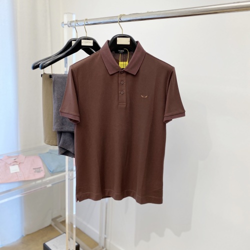 Cheap Fendi T-Shirts Short Sleeved For Men #1244191 Replica Wholesale [$76.00 USD] [ITEM#1244191] on Replica Fendi T-Shirts