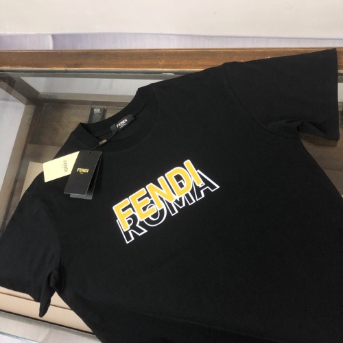 Cheap Fendi T-Shirts Short Sleeved For Unisex #1244297 Replica Wholesale [$41.00 USD] [ITEM#1244297] on Replica Fendi T-Shirts