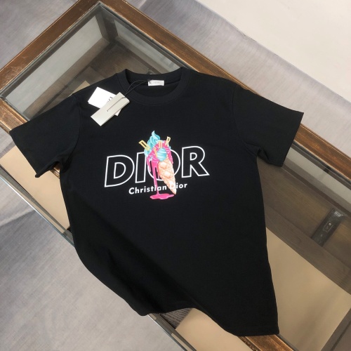 Cheap Christian Dior T-Shirts Short Sleeved For Unisex #1244301 Replica Wholesale [$41.00 USD] [ITEM#1244301] on Replica Christian Dior T-Shirts