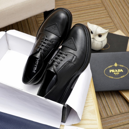 Cheap Prada Leather Shoes For Men #1244305 Replica Wholesale [$108.00 USD] [ITEM#1244305] on Replica Prada Leather Shoes