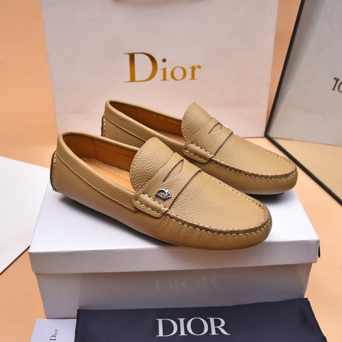 Cheap Christian Dior Leather Shoes For Men #1244310 Replica Wholesale [$80.00 USD] [ITEM#1244310] on Replica Christian Dior Leather Shoes