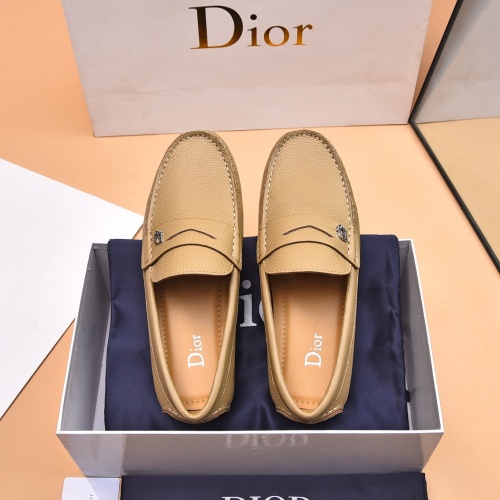 Cheap Christian Dior Leather Shoes For Men #1244310 Replica Wholesale [$80.00 USD] [ITEM#1244310] on Replica Christian Dior Leather Shoes