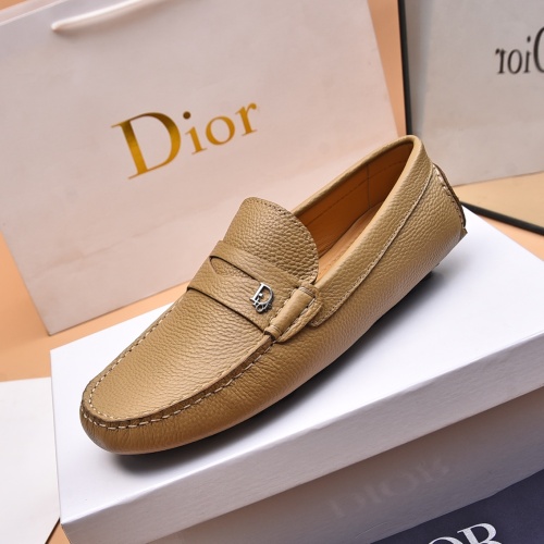 Cheap Christian Dior Leather Shoes For Men #1244310 Replica Wholesale [$80.00 USD] [ITEM#1244310] on Replica Christian Dior Leather Shoes