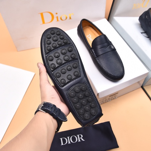 Cheap Christian Dior Leather Shoes For Men #1244311 Replica Wholesale [$80.00 USD] [ITEM#1244311] on Replica Christian Dior Leather Shoes