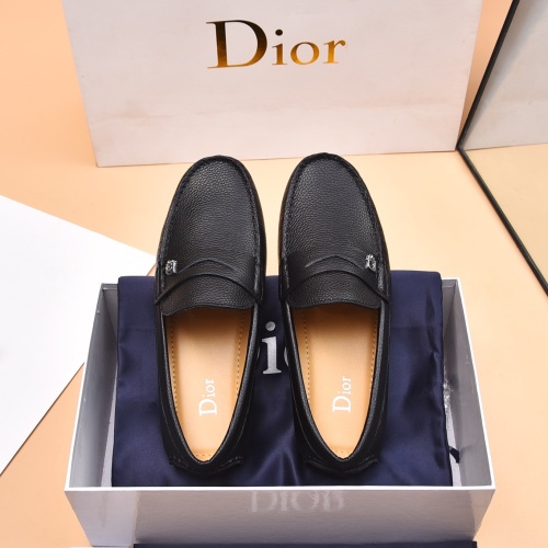 Cheap Christian Dior Leather Shoes For Men #1244312 Replica Wholesale [$80.00 USD] [ITEM#1244312] on Replica Christian Dior Leather Shoes