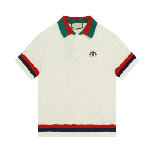 Cheap Gucci Sweaters Short Sleeved For Unisex #1244332 Replica Wholesale [$45.00 USD] [ITEM#1244332] on Replica Gucci Sweaters