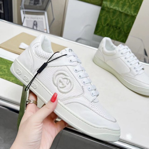 Cheap Gucci Casual Shoes For Men #1244457 Replica Wholesale [$108.00 USD] [ITEM#1244457] on Replica Gucci Casual Shoes