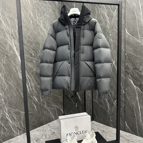 Cheap Moncler Down Feather Coat Long Sleeved For Men #1244464 Replica Wholesale [$155.00 USD] [ITEM#1244464] on Replica Moncler Down Feather Coat