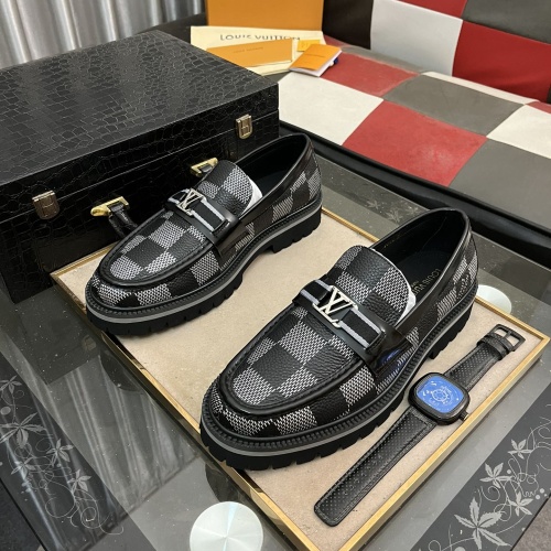 Cheap Louis Vuitton LV Oxfords Shoes For Men #1244517 Replica Wholesale [$115.00 USD] [ITEM#1244517] on Replica Louis Vuitton LV Oxfords Shoes