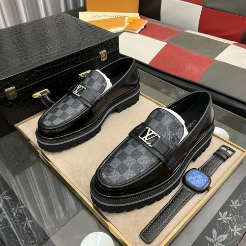 Cheap Louis Vuitton LV Oxfords Shoes For Men #1244518 Replica Wholesale [$122.00 USD] [ITEM#1244518] on Replica Louis Vuitton LV Oxfords Shoes