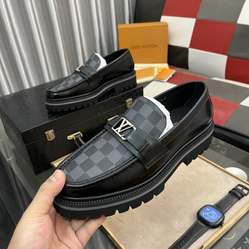 Cheap Louis Vuitton LV Oxfords Shoes For Men #1244518 Replica Wholesale [$122.00 USD] [ITEM#1244518] on Replica Louis Vuitton LV Oxfords Shoes