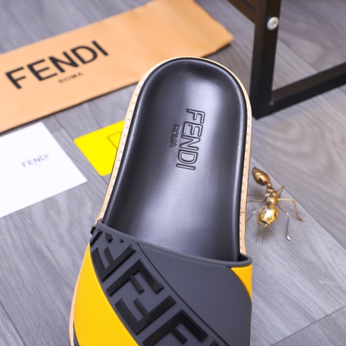 Cheap Fendi Slippers For Men #1244520 Replica Wholesale [$52.00 USD] [ITEM#1244520] on Replica Fendi Slippers