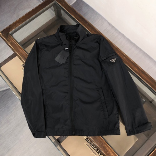 Cheap Prada Jackets Long Sleeved For Men #1244524 Replica Wholesale [$102.00 USD] [ITEM#1244524] on Replica Prada Jackets