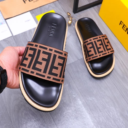 Cheap Fendi Slippers For Men #1244527 Replica Wholesale [$52.00 USD] [ITEM#1244527] on Replica Fendi Slippers