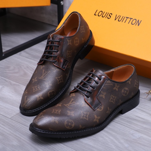 Cheap Louis Vuitton LV Oxfords Shoes For Men #1244549 Replica Wholesale [$80.00 USD] [ITEM#1244549] on Replica Louis Vuitton LV Oxfords Shoes