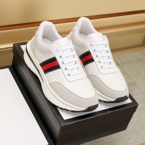 Cheap Gucci Casual Shoes For Men #1244551 Replica Wholesale [$88.00 USD] [ITEM#1244551] on Replica Gucci Casual Shoes