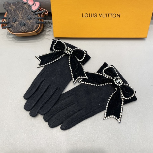 Cheap Chanel Gloves For Women #1244569 Replica Wholesale [$42.00 USD] [ITEM#1244569] on Replica Chanel Gloves