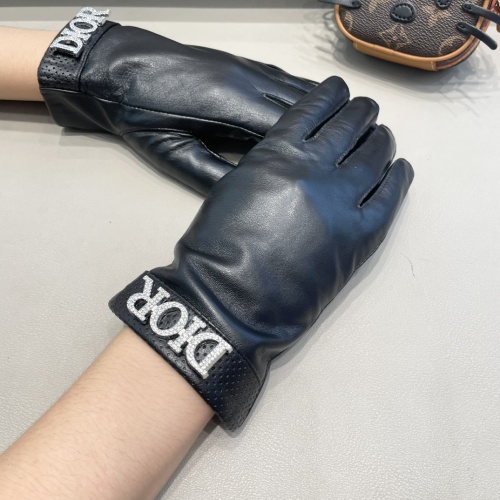 Cheap Christian Dior Gloves For Women #1244575 Replica Wholesale [$48.00 USD] [ITEM#1244575] on Replica Christian Dior Gloves