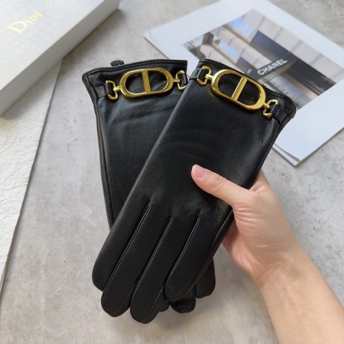 Cheap Christian Dior Gloves For Women #1244579 Replica Wholesale [$40.00 USD] [ITEM#1244579] on Replica Christian Dior Gloves