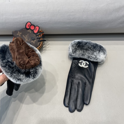 Cheap Chanel Gloves For Women #1244582 Replica Wholesale [$52.00 USD] [ITEM#1244582] on Replica Chanel Gloves