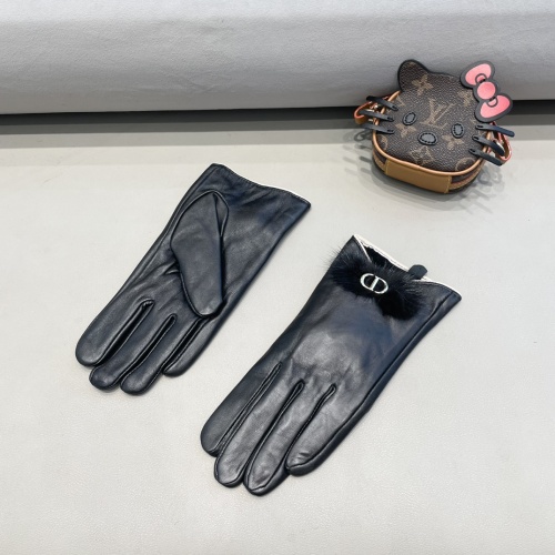 Cheap Christian Dior Gloves For Women #1244586 Replica Wholesale [$48.00 USD] [ITEM#1244586] on Replica Christian Dior Gloves