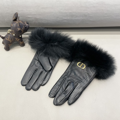 Cheap Christian Dior Gloves For Women #1244591 Replica Wholesale [$72.00 USD] [ITEM#1244591] on Replica Christian Dior Gloves