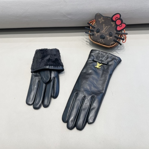 Cheap Louis Vuitton LV Gloves For Women #1244595 Replica Wholesale [$48.00 USD] [ITEM#1244595] on Replica Louis Vuitton LV Gloves