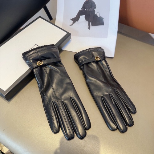 Cheap Gucci Gloves For Women #1244615 Replica Wholesale [$48.00 USD] [ITEM#1244615] on Replica Gucci Gloves