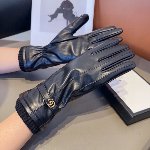 Cheap Gucci Gloves For Women #1244615 Replica Wholesale [$48.00 USD] [ITEM#1244615] on Replica Gucci Gloves