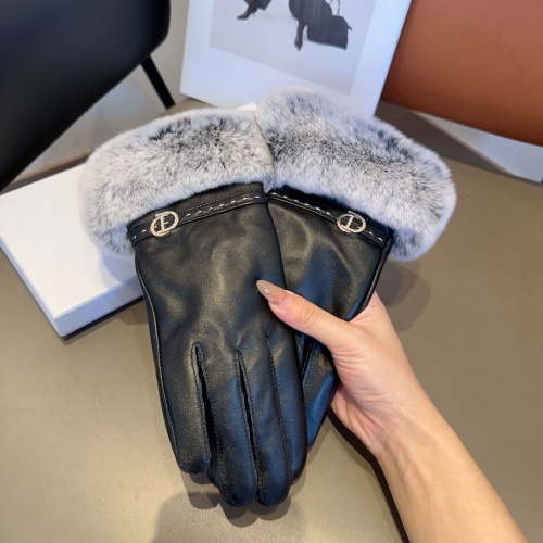 Cheap Christian Dior Gloves For Women #1244616 Replica Wholesale [$52.00 USD] [ITEM#1244616] on Replica Christian Dior Gloves