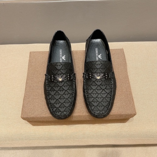 Cheap Armani Leather Shoes For Men #1244714 Replica Wholesale [$72.00 USD] [ITEM#1244714] on Replica Armani Leather Shoes