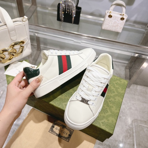 Cheap Gucci Casual Shoes For Men #1244717 Replica Wholesale [$96.00 USD] [ITEM#1244717] on Replica Gucci Casual Shoes