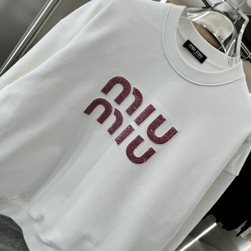 Cheap MIU MIU Hoodies Long Sleeved For Unisex #1244725 Replica Wholesale [$48.00 USD] [ITEM#1244725] on Replica MIU MIU Hoodies