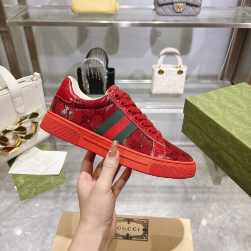 Cheap Gucci Casual Shoes For Women #1244729 Replica Wholesale [$92.00 USD] [ITEM#1244729] on Replica Gucci Casual Shoes