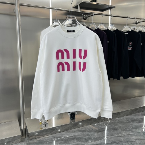 Cheap MIU MIU Hoodies Long Sleeved For Unisex #1244734 Replica Wholesale [$48.00 USD] [ITEM#1244734] on Replica MIU MIU Hoodies