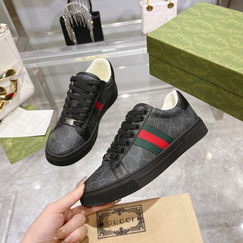 Cheap Gucci Casual Shoes For Men #1244735 Replica Wholesale [$96.00 USD] [ITEM#1244735] on Replica Gucci Casual Shoes