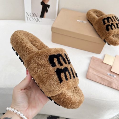 Cheap MIU MIU Slippers For Women #1244767 Replica Wholesale [$96.00 USD] [ITEM#1244767] on Replica MIU MIU Slippers