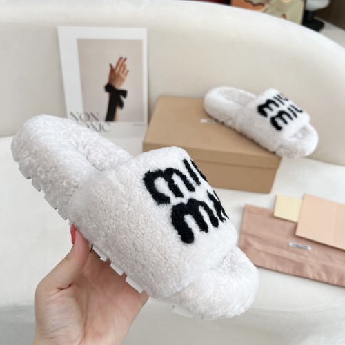 Cheap MIU MIU Slippers For Women #1244768 Replica Wholesale [$96.00 USD] [ITEM#1244768] on Replica MIU MIU Slippers