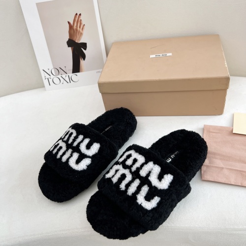 Cheap MIU MIU Slippers For Women #1244772 Replica Wholesale [$96.00 USD] [ITEM#1244772] on Replica MIU MIU Slippers