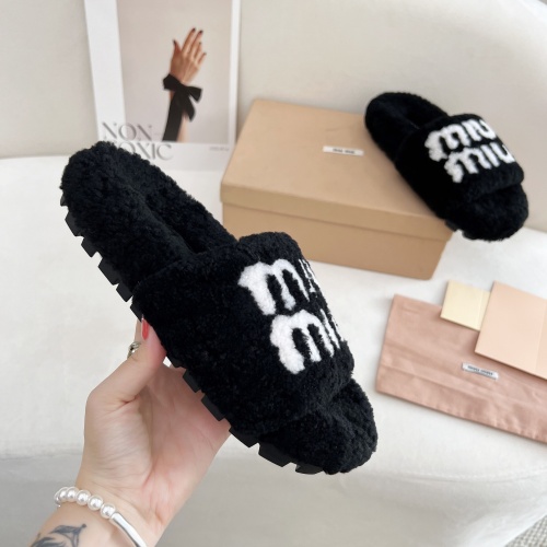 Cheap MIU MIU Slippers For Women #1244772 Replica Wholesale [$96.00 USD] [ITEM#1244772] on Replica MIU MIU Slippers