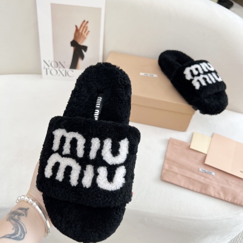 Cheap MIU MIU Slippers For Women #1244772 Replica Wholesale [$96.00 USD] [ITEM#1244772] on Replica MIU MIU Slippers