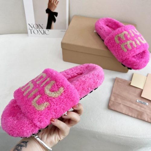 Cheap MIU MIU Slippers For Women #1244774 Replica Wholesale [$96.00 USD] [ITEM#1244774] on Replica MIU MIU Slippers