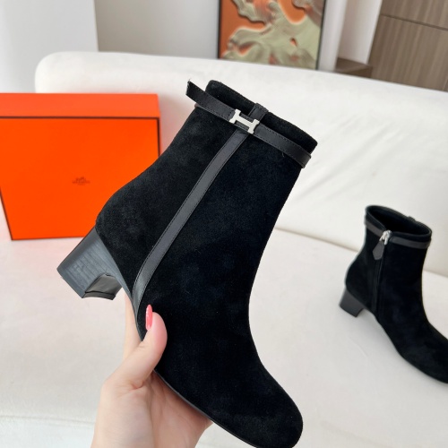 Cheap Hermes Boots For Women #1244792 Replica Wholesale [$115.00 USD] [ITEM#1244792] on Replica Hermes Boots