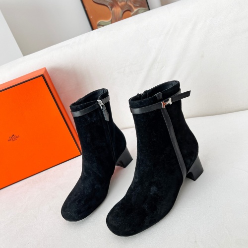 Cheap Hermes Boots For Women #1244792 Replica Wholesale [$115.00 USD] [ITEM#1244792] on Replica Hermes Boots