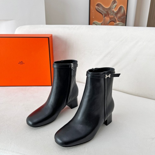 Cheap Hermes Boots For Women #1244794 Replica Wholesale [$115.00 USD] [ITEM#1244794] on Replica Hermes Boots