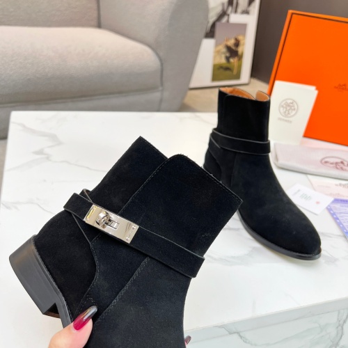 Cheap Hermes Boots For Women #1244804 Replica Wholesale [$98.00 USD] [ITEM#1244804] on Replica Hermes Boots