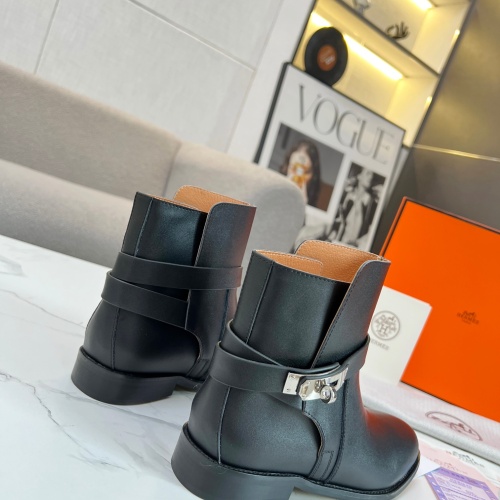 Cheap Hermes Boots For Women #1244805 Replica Wholesale [$98.00 USD] [ITEM#1244805] on Replica Hermes Boots