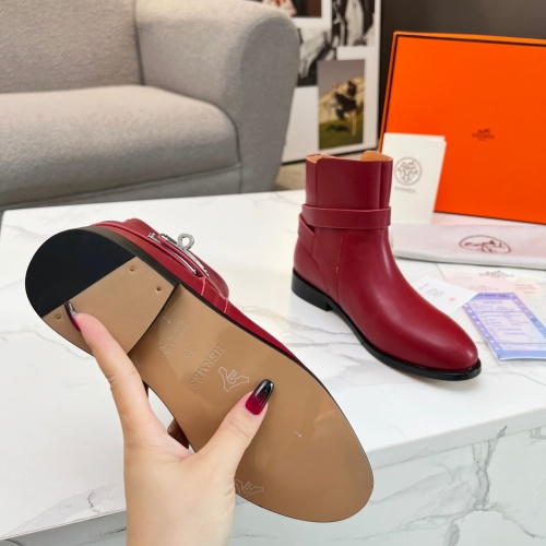 Cheap Hermes Boots For Women #1244807 Replica Wholesale [$98.00 USD] [ITEM#1244807] on Replica Hermes Boots