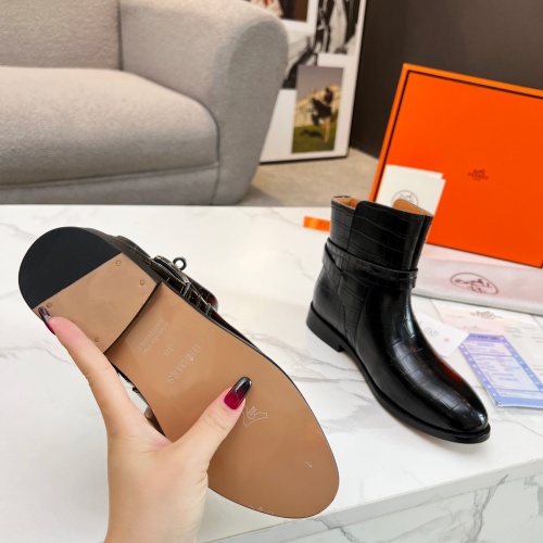 Cheap Hermes Boots For Women #1244818 Replica Wholesale [$100.00 USD] [ITEM#1244818] on Replica Hermes Boots